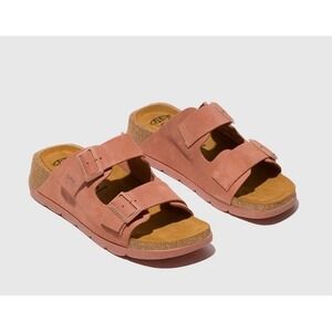 Fly London Buckle Sandals CAJA721FLY Rose Women's Size‎ 9 EU 39